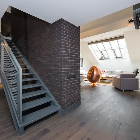 Empirent Beautiful Duplex Lägenhet Prag