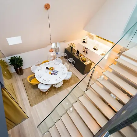Empirent Beautiful Duplex Lägenhet Prag
